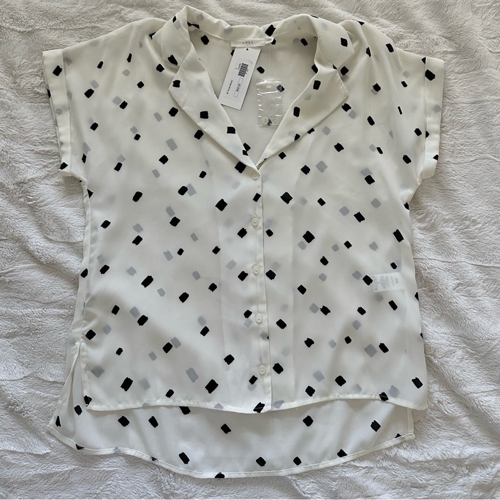 Lush Bf Printed Blouse
